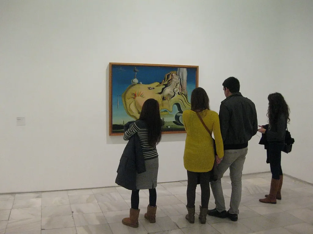 Le Grand Masturbateur, tableau surréaliste de Salvador Dalí exposé au musée Reina Sofía à Madrid.