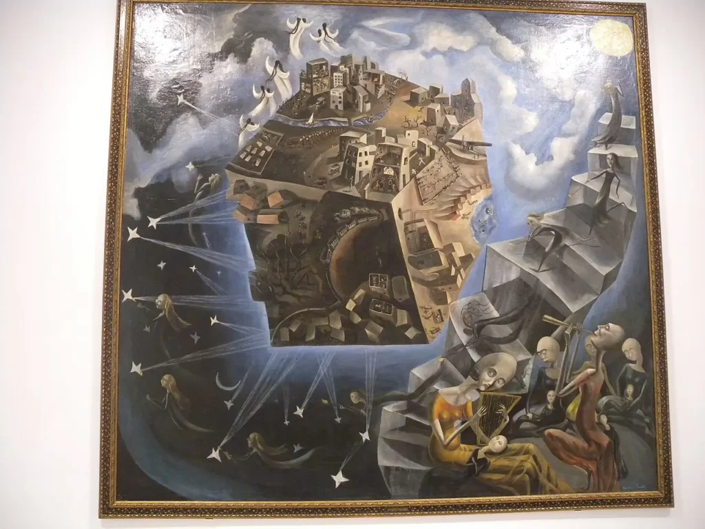 Un monde (Un mundo), tableau d'Ángeles Santos exposé au musée Reina Sofía à Madrid.