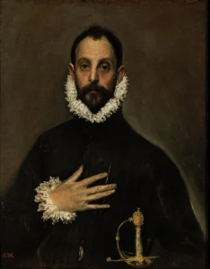 Le Chevalier à la main sur la poitrine du Greco au musée du Prado