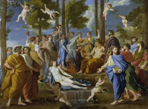 Le Parnasse de Nicolas Poussin au musée du Prado à Madrid