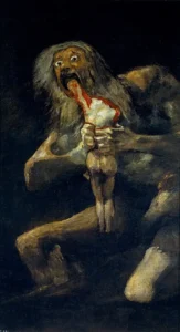 Saturne dévorant un de ses fils de Francisco de Goya au musée du Prado